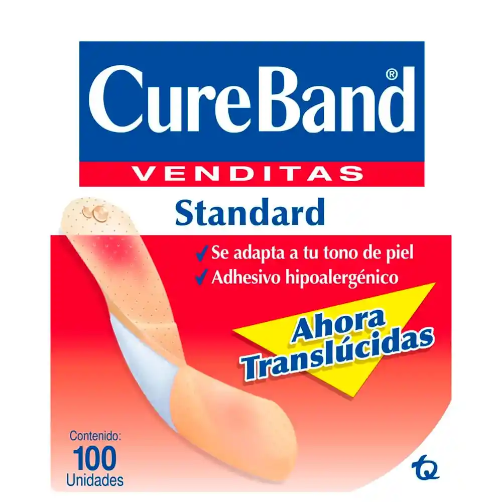 Cure Band Venditas Standard Translúcidas