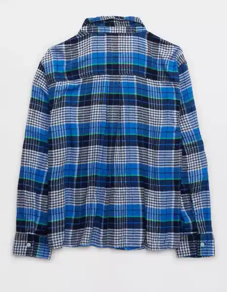 Blusa Aerie de Pijama Azul Talla X-Small American Eagle 27821224