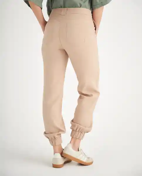 Pantalon Beige Incienso Medio Talla 14 639F005 Esprit