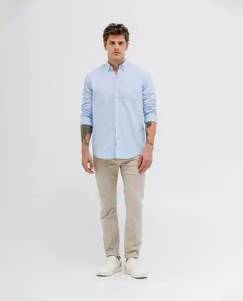 Camisa Hombre Azul S G10F103_AZU153915 Rifle