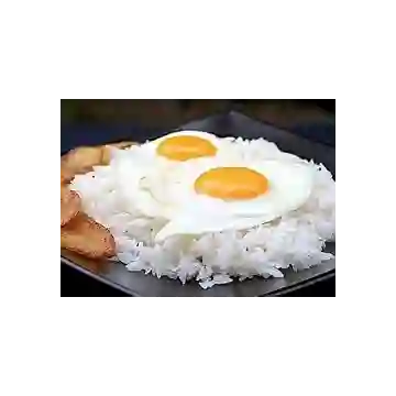 Huevos Al Gusto con Arroz
