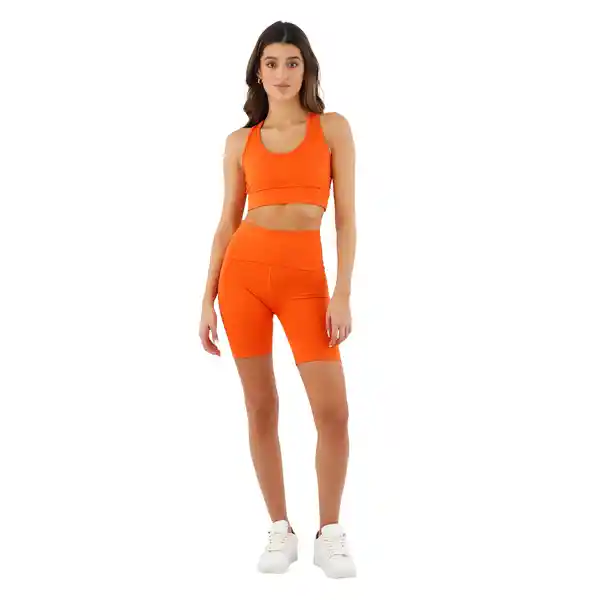 Short Biker Serena Naranja Talla Xs