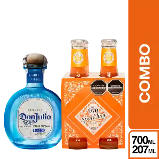 Combo Don Julio Tequila Blanco + Mil 976 Agua Tónica Toronja