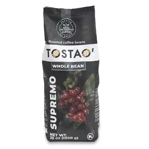 Tostao Café Supremo Tostado Grano