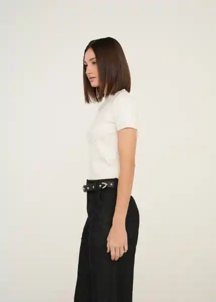 Tejido Mujer Crudo Marfil Claro Talla S 489g020 Naf Naf