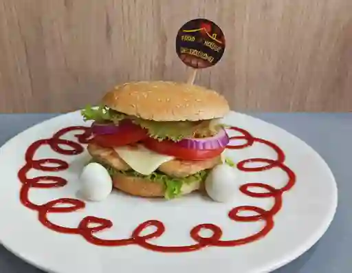 Hamburguesa pollo callejera