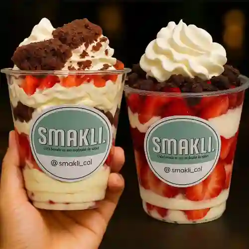 Combo Fresas y Fresas con Brownie 14oz