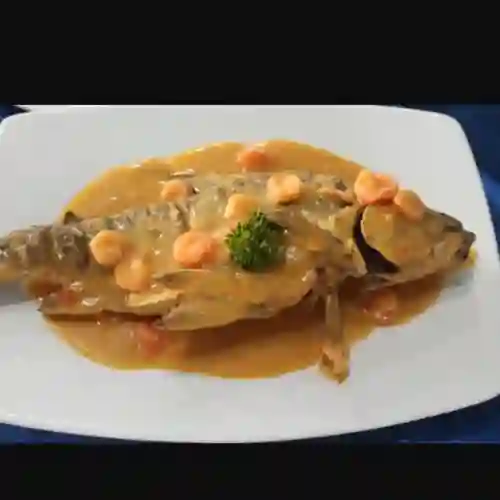 Mojarra en Salsa de Camarones