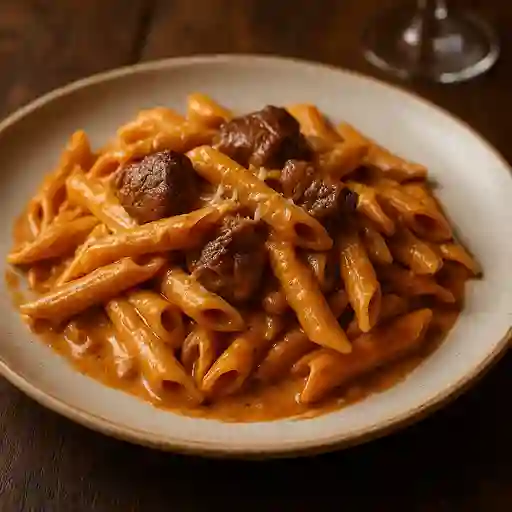 Pasta stroganoff
