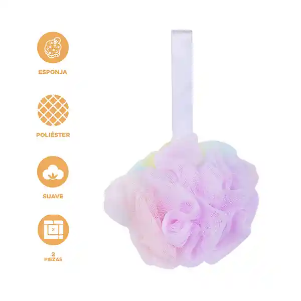 Esponja de Baño Macaron Miniso