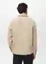 Sobrecamisa Jazz Beige Talla S Hombre Mango