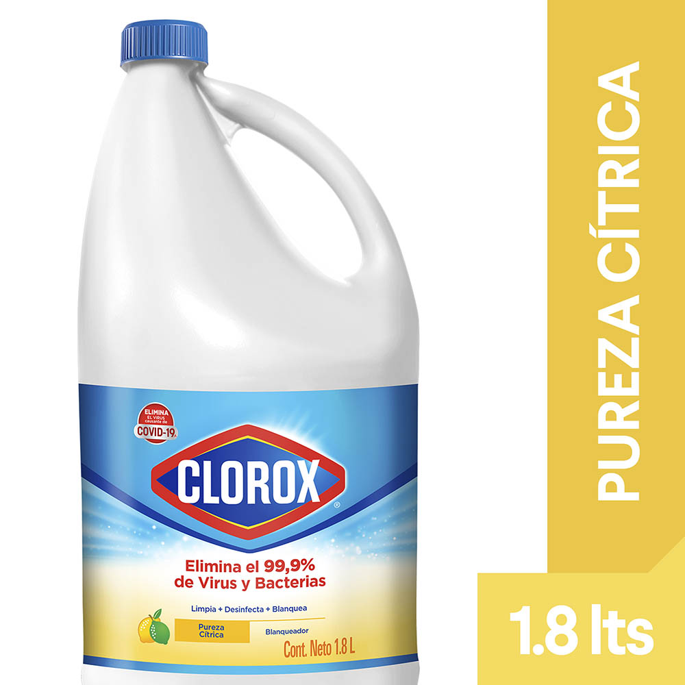 Clorox Blanqueador Pureza Cítrica 1.8 l