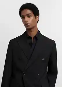 Blazer Americana Boston Negro Talla 48 Hombre Mango