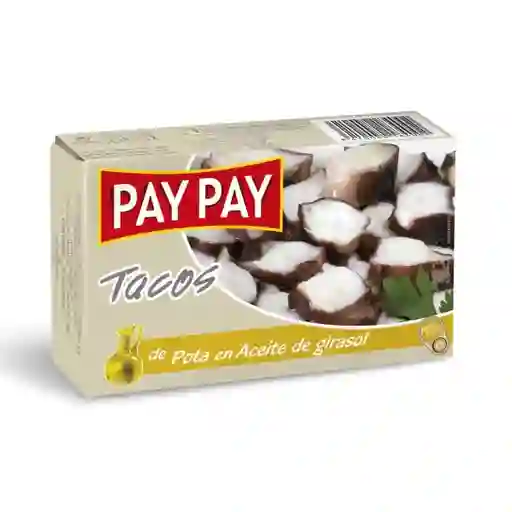 Pay Pay Tacos de Pota en Aceite de Girasol