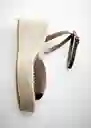Sandalias Alex Crudo Talla 39 Mujer Mango