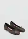 Zapatos Baila Chocolate Talla 38 Mujer Mango