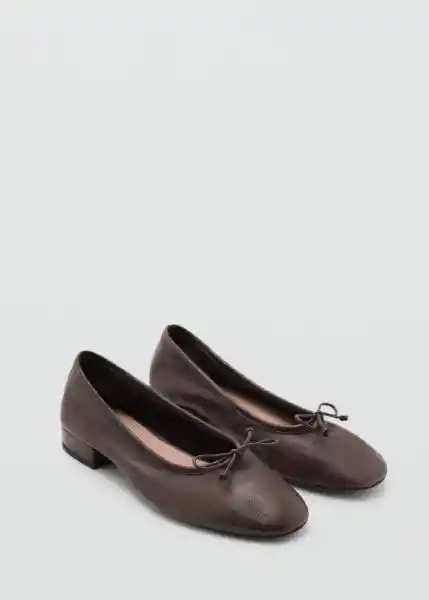 Zapatos Baila Chocolate Talla 38 Mujer Mango