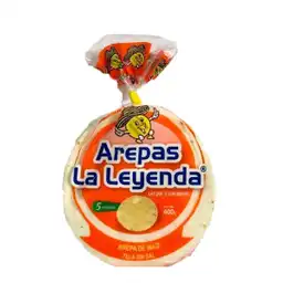 La Leyenda Arepa de Maíz Sin Sal