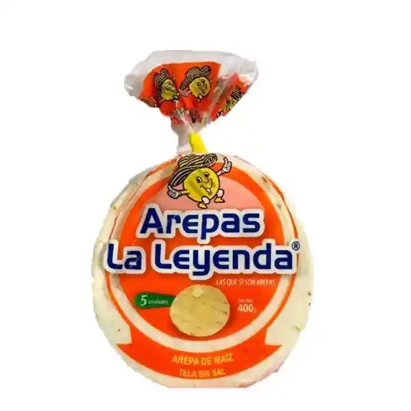 La Leyenda Arepa de Maíz Sin Sal