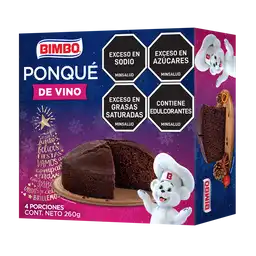 Bimbo Ponqué Vino 260 G