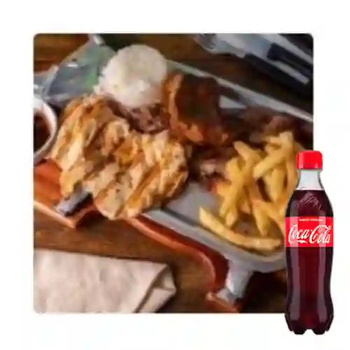 Combo Tres Carnes + Coca-Cola Sabor Original 400 ml