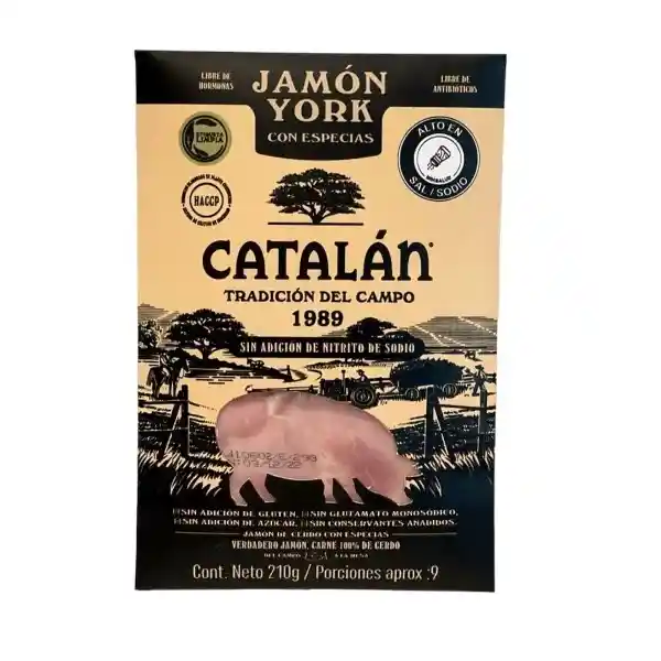 Catalán Jamón York Especias