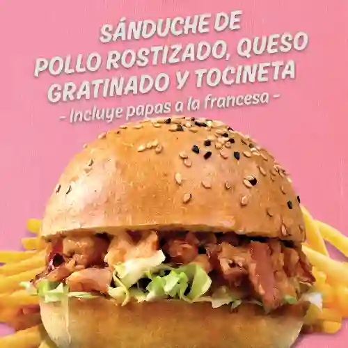 Hamburgesa de Pollo Rostizado