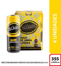 Four Pack Hard Seltzer Mike´S Lemonade 355 Ml