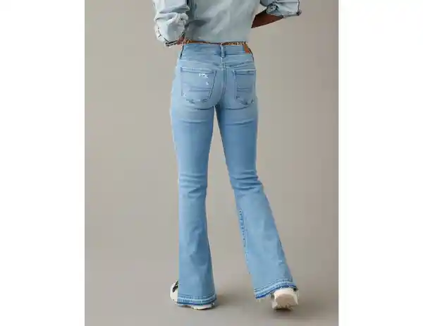 Jean Flare de Mujer Azul Talla 16 REGULAR American Eagle