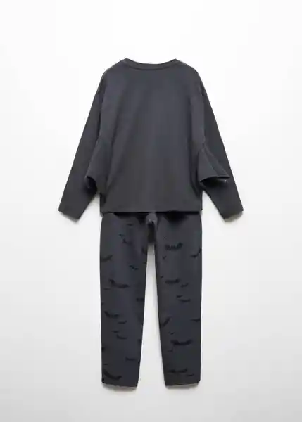 Pijama Pack Bat Antracita Talla 12 Niños Mango