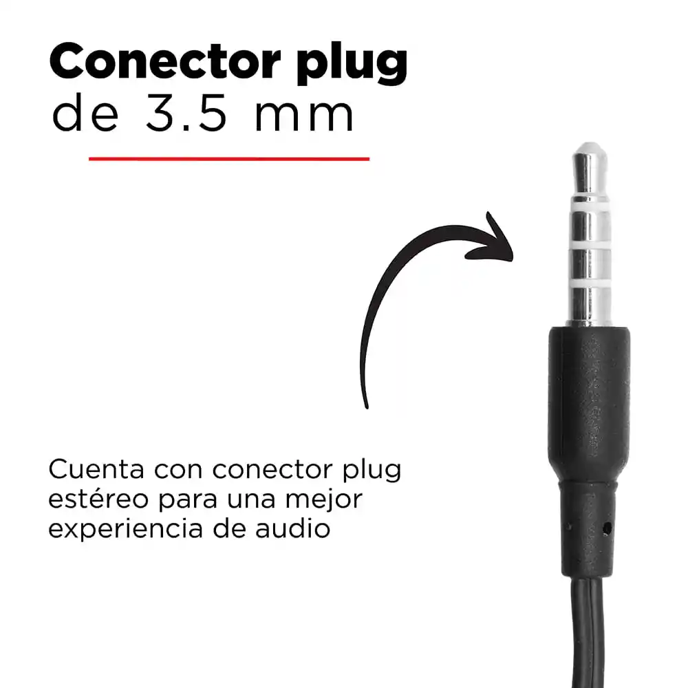 Audífonos de Cable con Estuche de Cápsula Negro Hf236 Miniso 