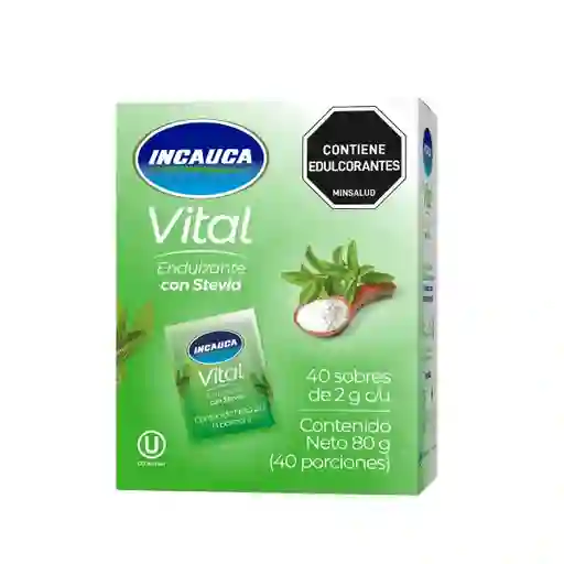 Incauca Endulzante Vital Con Stevia