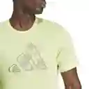Adidas Camiseta Tr-es+ Tee Hombre Verde Talla S Ref: IJ9602