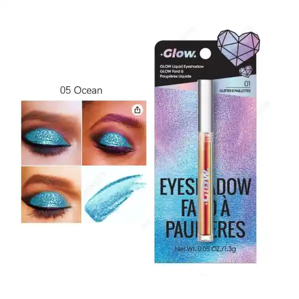 Sombra de Ojos Líquida Ocean Glow 05 Miniso