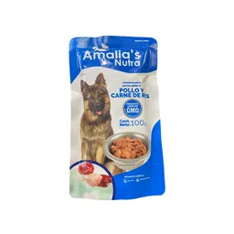 Amalias Nutra Alimento Para Perro Húmedo Pollo Res