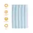 Toalla de Baño Rayas Azul Miniso