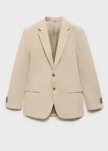 Blazer Americana Milan Beige Talla 50 Hombre Mango