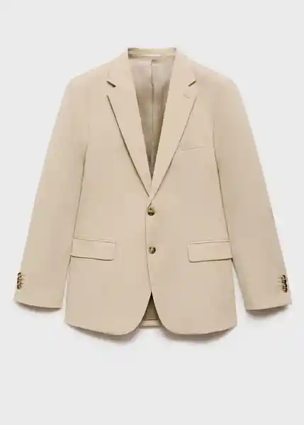 Blazer Americana Milan Beige Talla 50 Hombre Mango