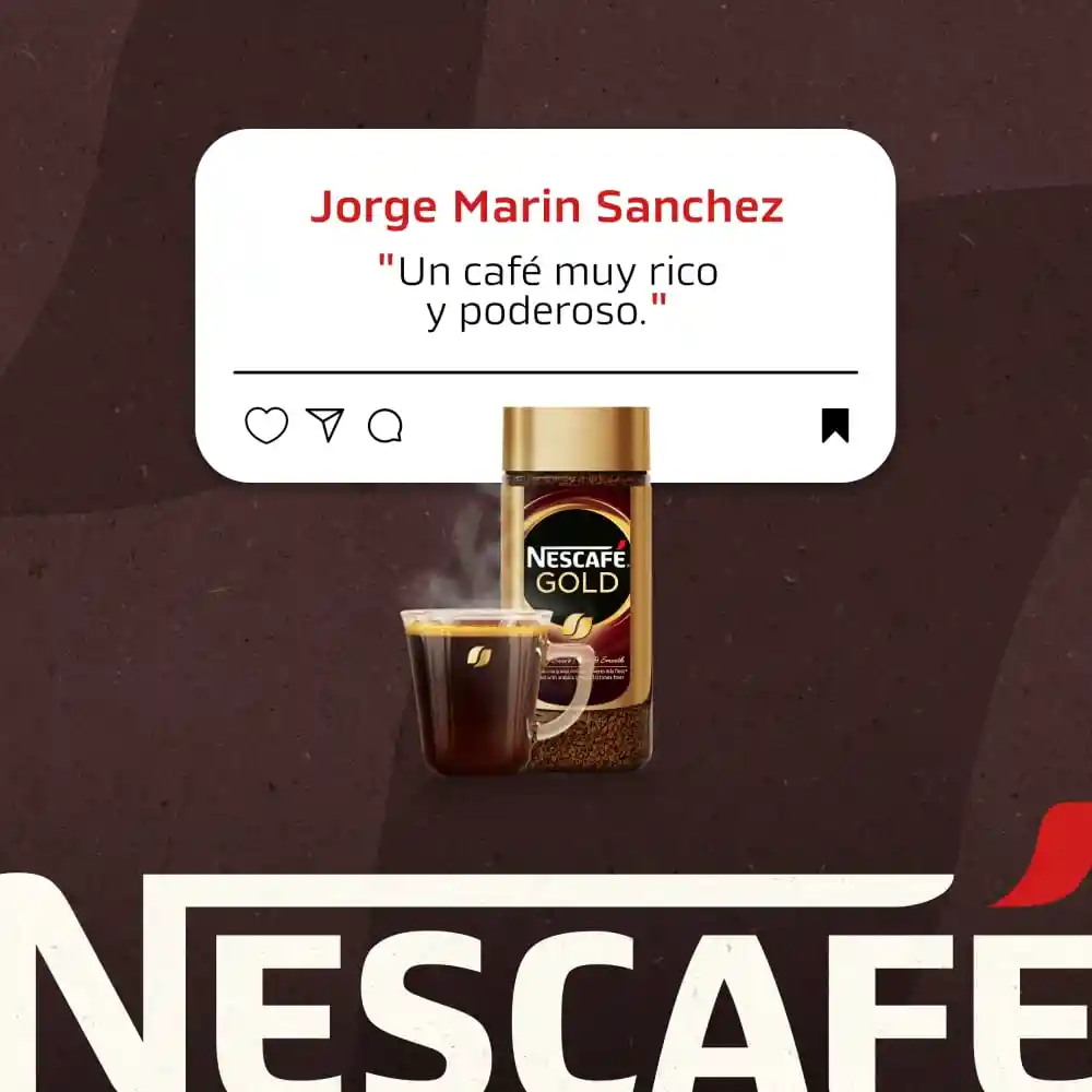 Café liofilizado NESCAFÉ GOLD instantáneo x 100g