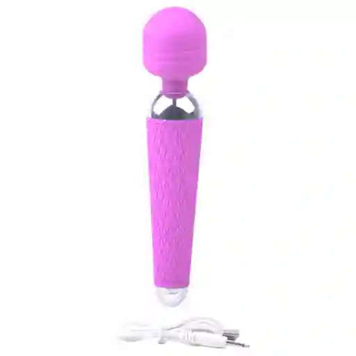 Vibrador Masajeador en Silicona Recargable Morado