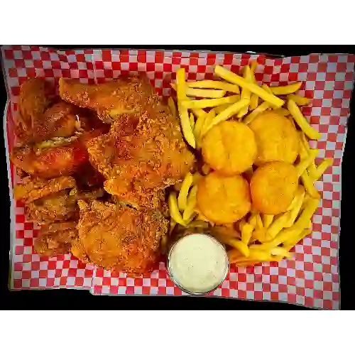 Pollo a la Broaster Completo