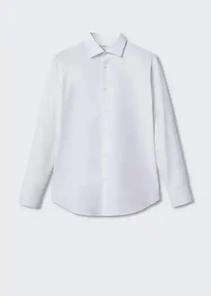 Camisa Emérito Blanco Talla XXL Hombre Mango