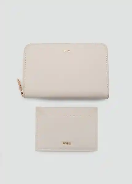 Tarjetero P Martes Offwhite Talla 99 Mujer Mango