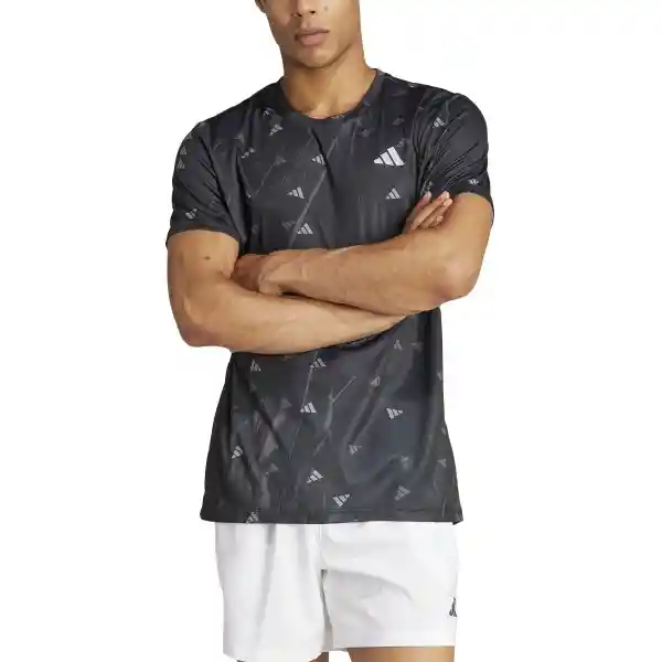 Adidas Camiseta Run It Bl Tee Hombre Negro Talla XL IL7229