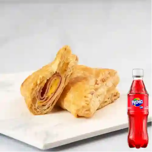 Combo Pastel de Jamon y Queso. + Premio 400 ml