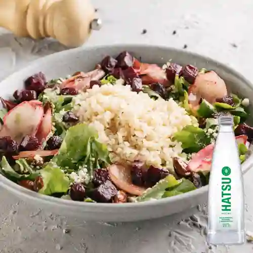 Combo Beet Feta Bowl + Hatsu Mineral Con Gas 300 ml