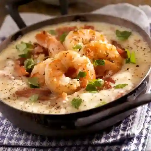 Crema de camarones