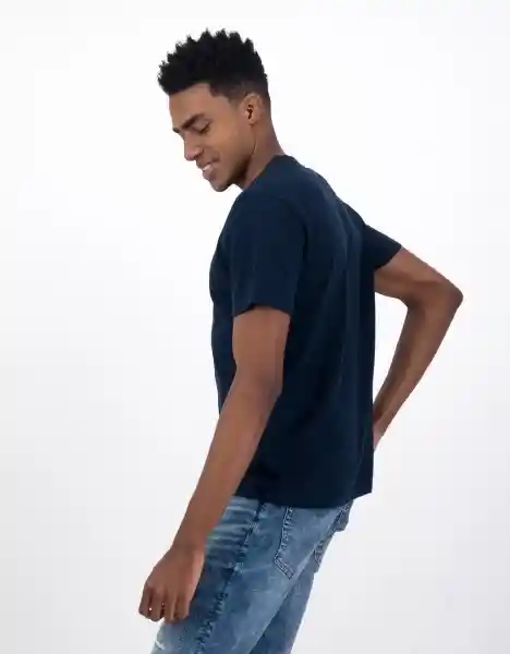 Camiseta Azul Talla Small Hombre American Eagle