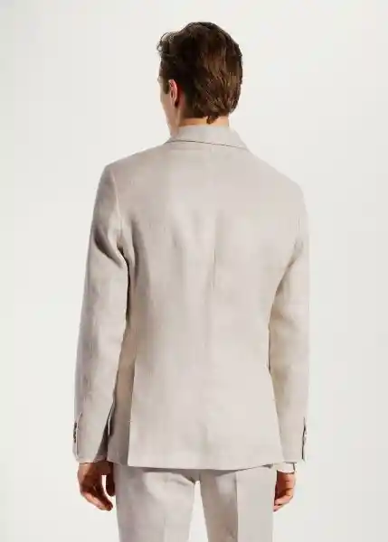 Blazer Americana Florida Beige Talla 50 Hombre Mango