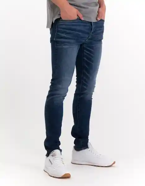American Eagle Jean Skinny Índigo Brillante T. 33-32